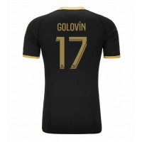 AS Monaco Aleksandr Golovin #17 Replica Away Shirt 2023-24 Short Sleeve